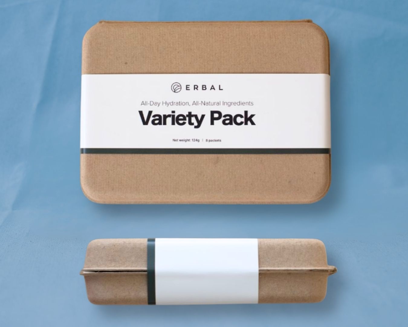 Molded pulp packaging used for retail product presentation
